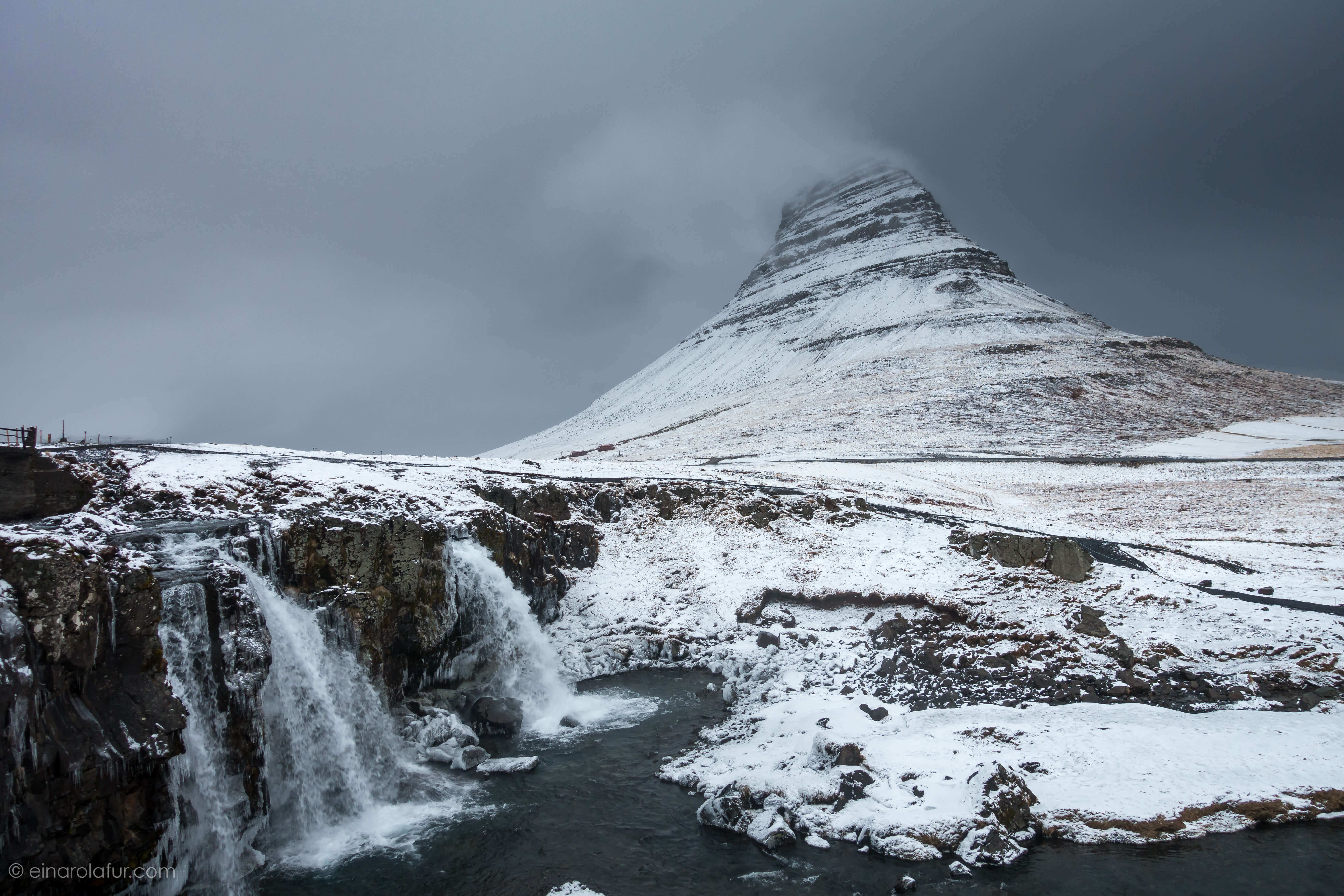 Kirkjufell is a signature landmark on Snæfellsnes peninsula